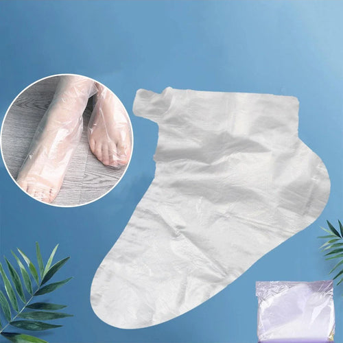 100Pcs Disposable Transparent Waterproof Foot Mask Covers