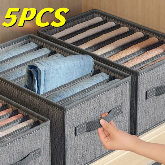 Multi-Drawer Clothes Storage Cabinet Organizer for Pants & Shirts