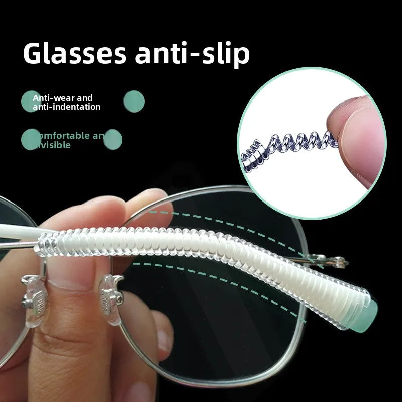 Silicone Anti-Slip Glasses Ear Hooks - Sports Eyewear Retainer