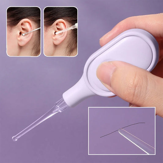LED Illuminated Ear Cleaner 3-Piece Set with Lighted Scoop Spoons