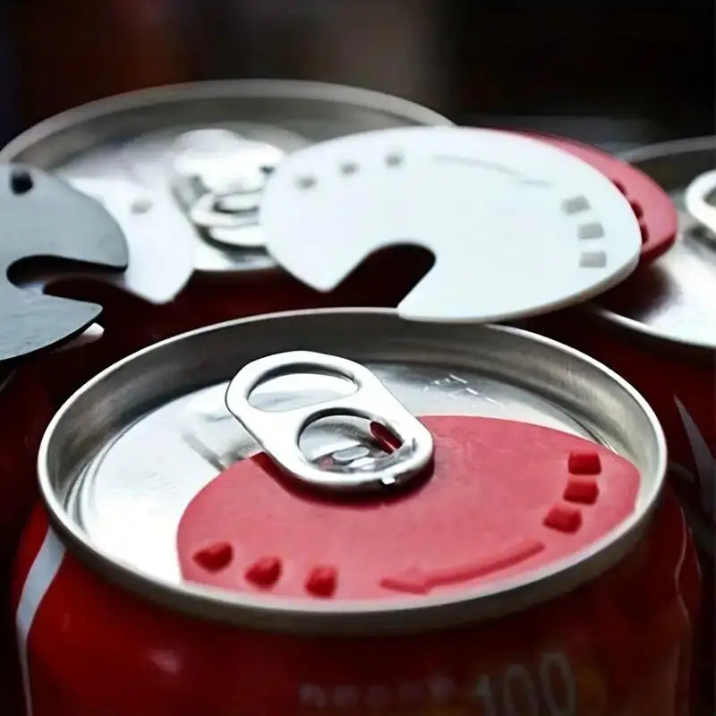 5-Pack Reusable Can Lids - Airtight Beverage Can Caps Soda Protector