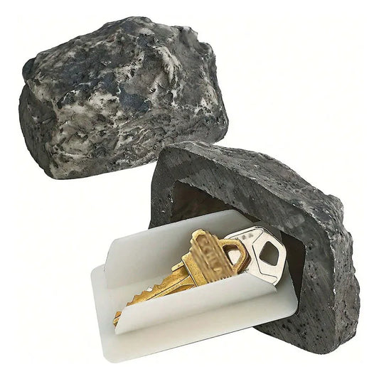 Outdoor Fake Rock Key Hider Box - Weather Resistant Hidden Storage