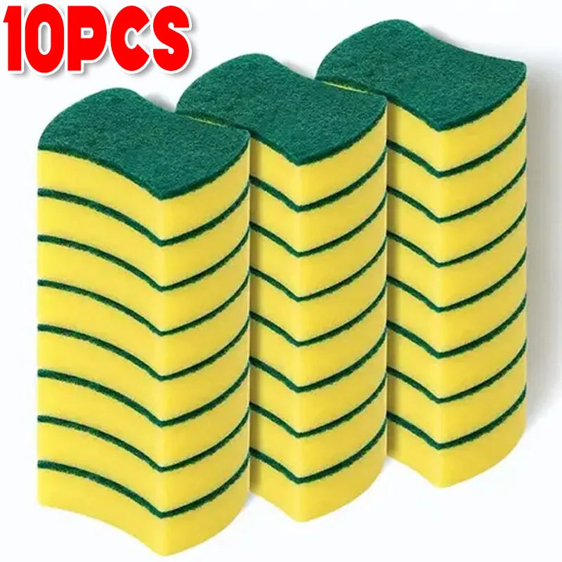 Kitchen Dishwashing Sponge Set - Soft Absorbent Scouring Pads