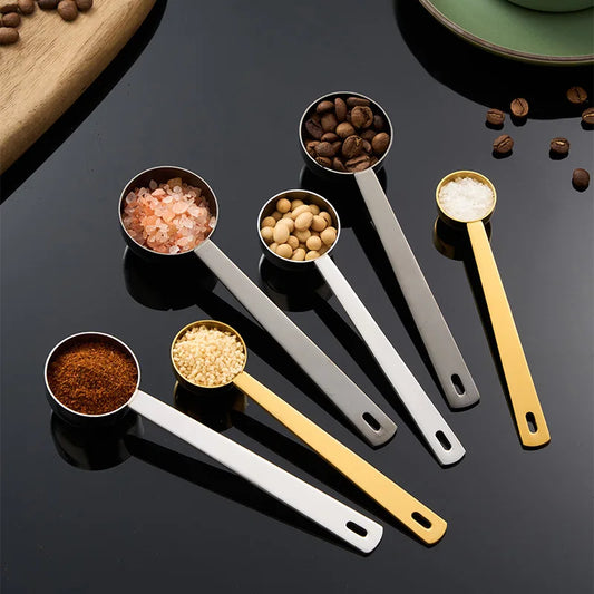 Premium Stainless Steel Coffee Scoop 15/20/25ml Measuring Spoon