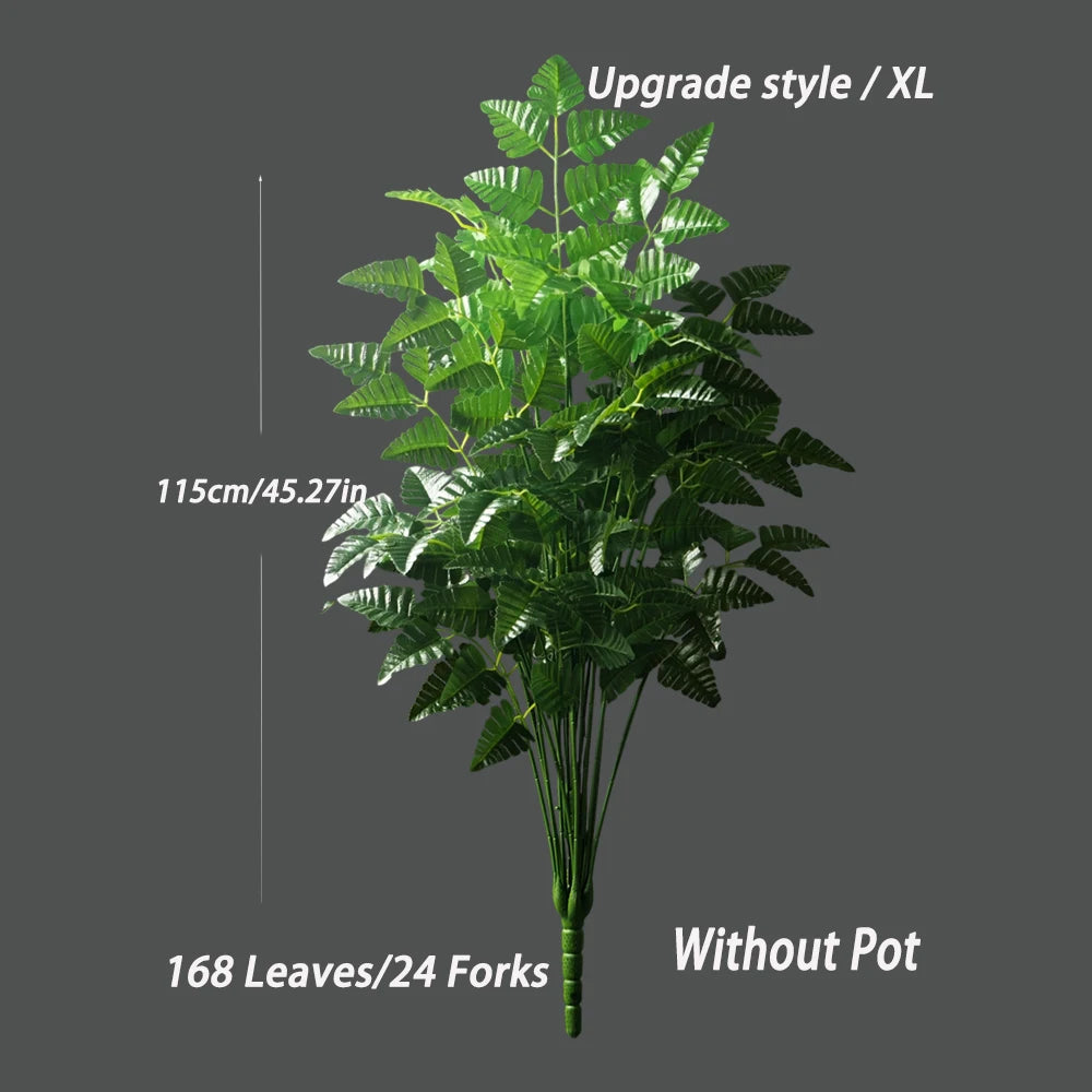 65-145cm Large Artificial Persian Leaves Palm Tree Tropical Decor