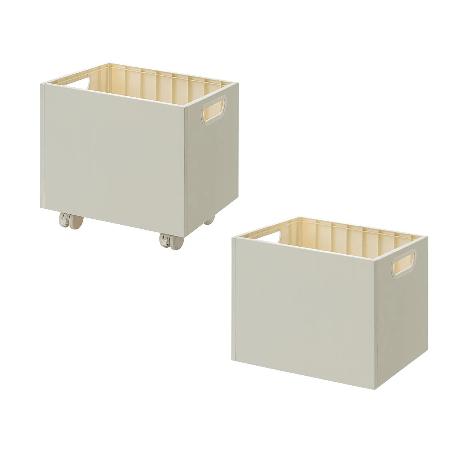 Heavy Duty Book Storage Box 50kg Load Stackable Side Handles