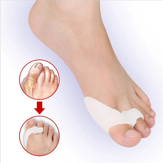 Silicone Gel Toe Separator Bunion Protector Valgus Corrector