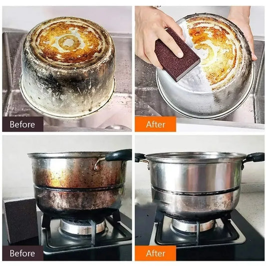 Nano Carborundum Sponge Eraser 1-8Pcs Rust Removal Kitchen Cleaner